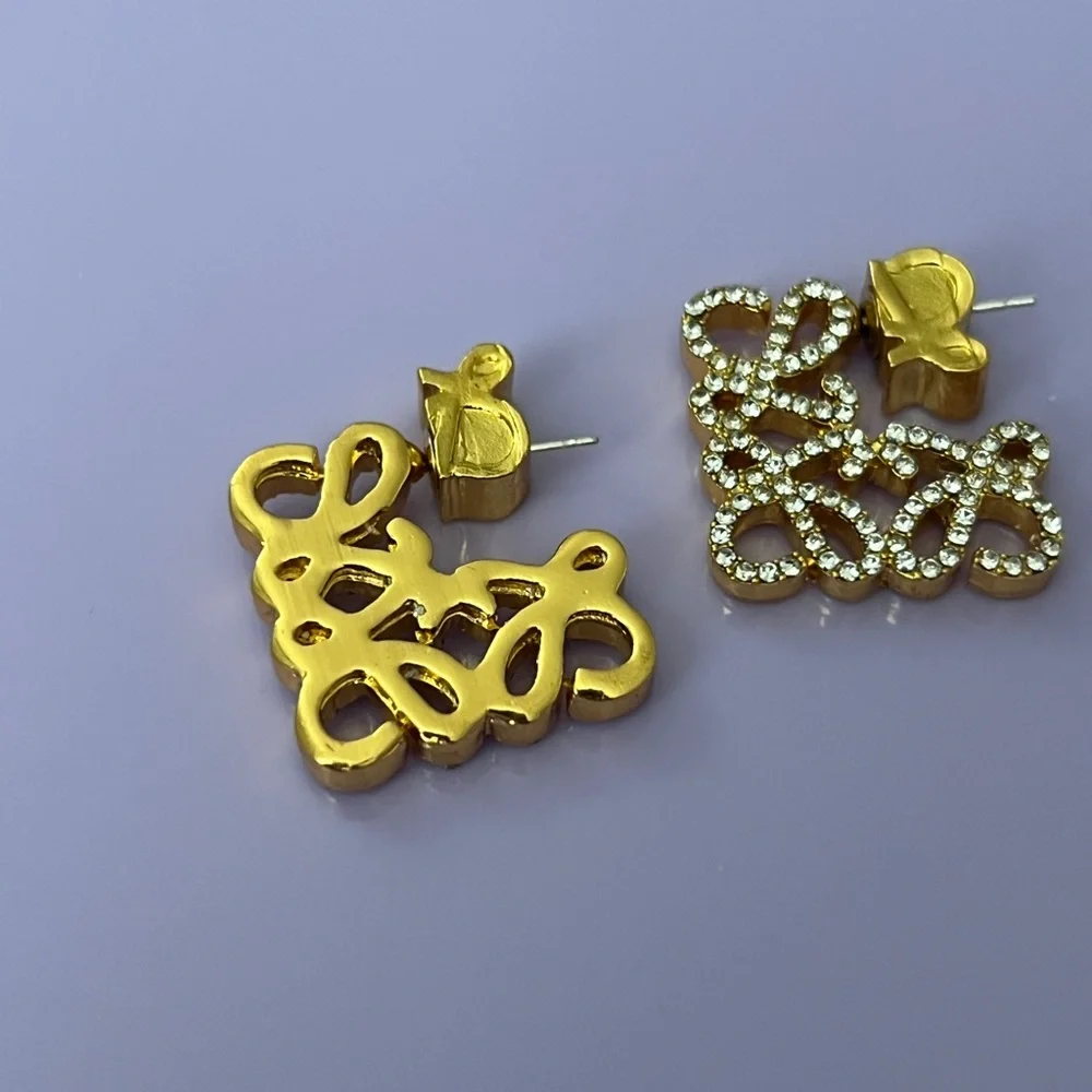 Elegant Gold and Silver Women's Earrings